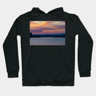 Railroad Bridge over Lake Hartwell Hoodie